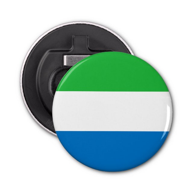 Abrebotellas Sierra Leone Flag (Anverso)