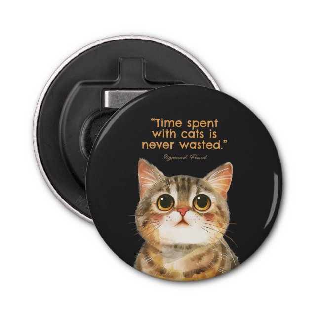 Abrebotellas Sigmund Freud Cat Bottle Opener (Anverso)
