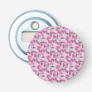 Abrebotellas Silhouette Animal Camouflage Pink