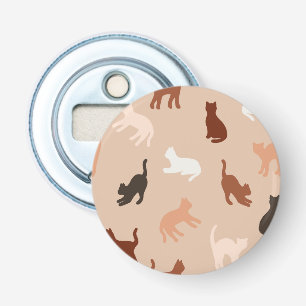 Abrebotellas Silhouette de gato