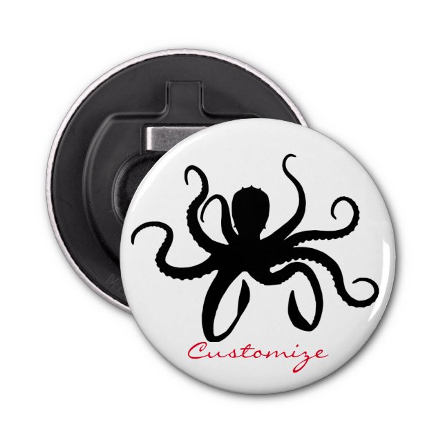 Abrebotellas Silueta Thunder_Cove del pulpo (Anverso)