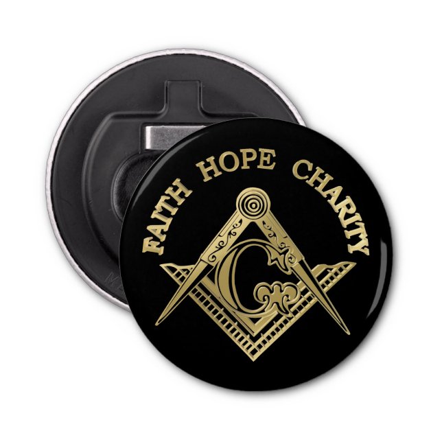 Abrebotellas Símbolo masónico (Anverso)