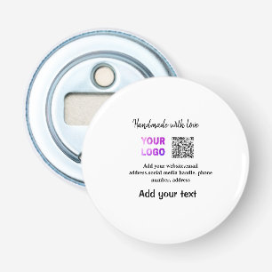 Abrebotellas Simple código qr minimalista agregar logo escanear