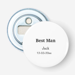 Abrebotellas SIMPLE MINIMAL añada tu nombre personalizado mejor