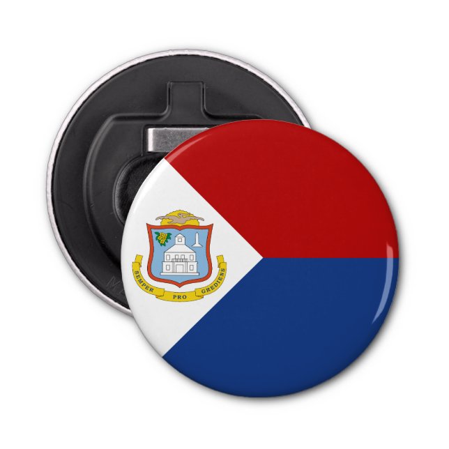 Abrebotellas Sint Maarten Flag (Anverso)