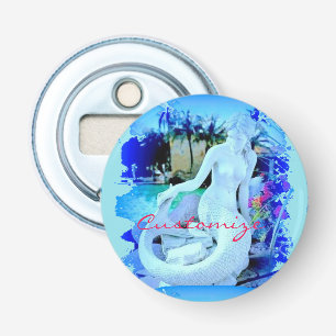 Abrebotellas Sirena blanca sentada Thunder_Cove