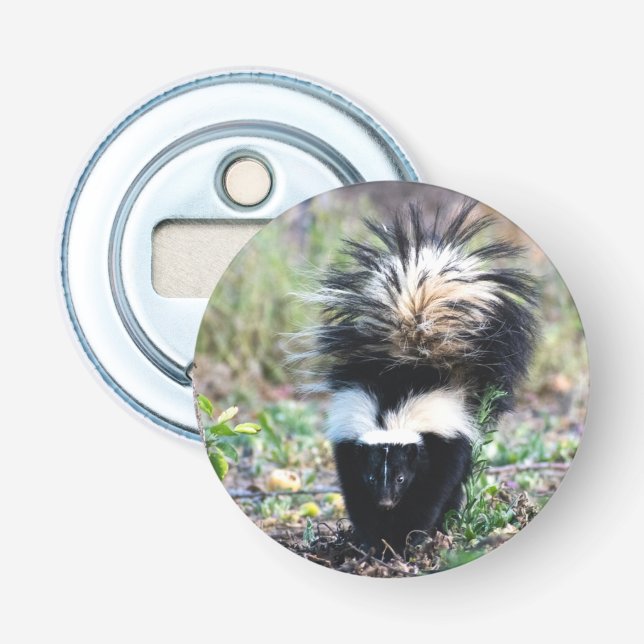 Abrebotellas Skunk Black and White (Anverso)