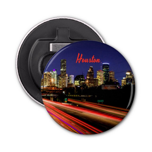 Abrebotellas Skyline de Houston Texas (Anverso)