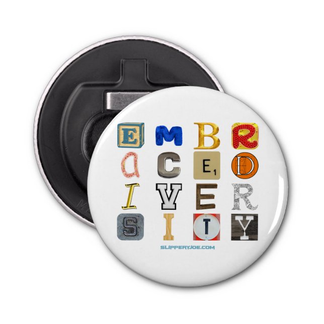 Abrebotellas SlipperyJoe adopta la metáfora de la diversidad LG (Anverso)