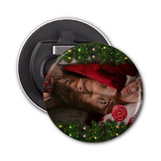 Abrebotellas SlipperyJoe torso macho 6 paquete estomacal torso  (Anverso)