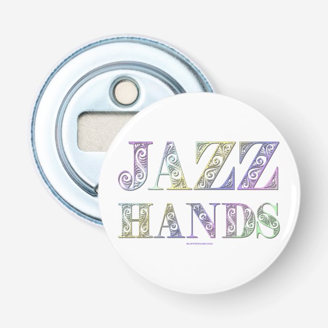 Abrebotellas SlipperyJoe's musical de Broadway Jazz Hands queer (Anverso)