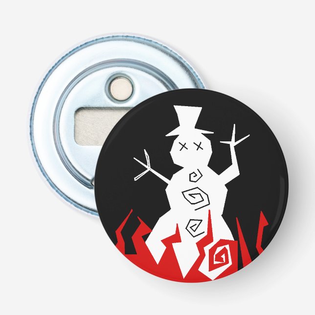 Abrebotellas Snowman (Anverso)