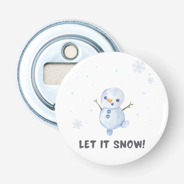 Abrebotellas Snowman (Anverso)
