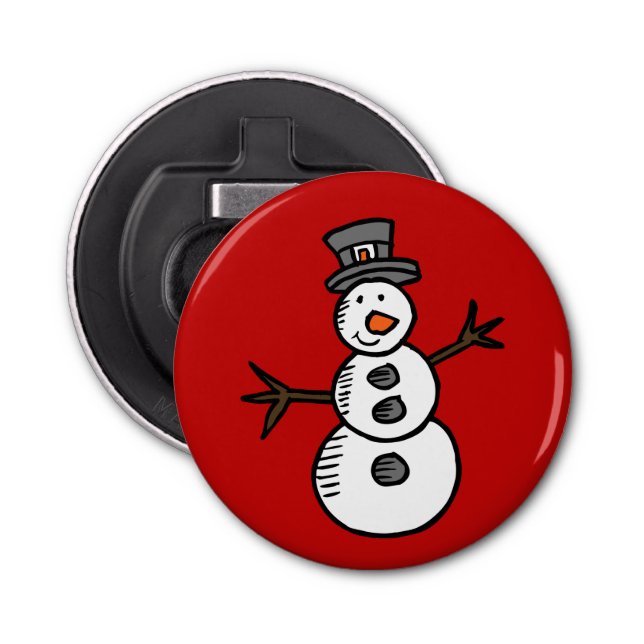 Abrebotellas Snowman (Anverso)