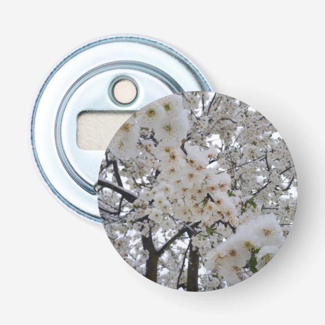 Abrebotellas Snowy Blossom Bottle Opener (Anverso)