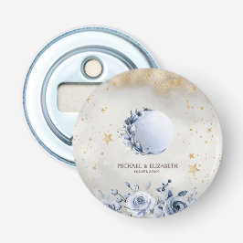 Abrebotellas Sol de oro celeste, Rosas de luna azul estrellas d