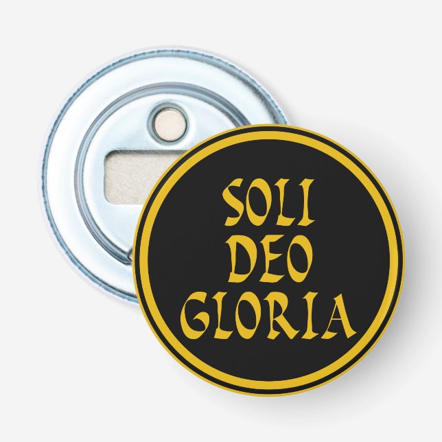 Abrebotellas Soli Deo Gloria (Anverso)