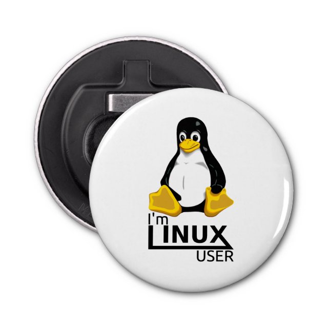 Abrebotellas Soy usuario de Linux (Anverso)