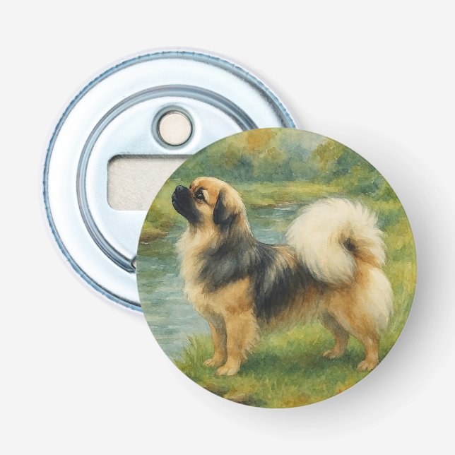 Abrebotellas Spaniel Tibetano (Anverso)