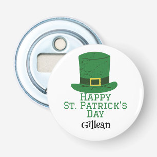 Abrebotellas St. Patrick's Day gorra verde irlandés con suerte