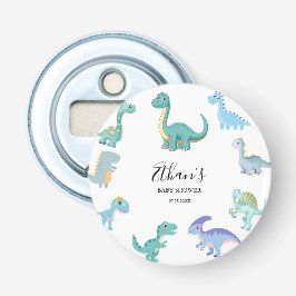 Abrebotellas Stylish Dinosaur Baby Shower White