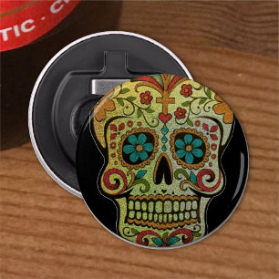 Abrebotellas Sugar Skull Art