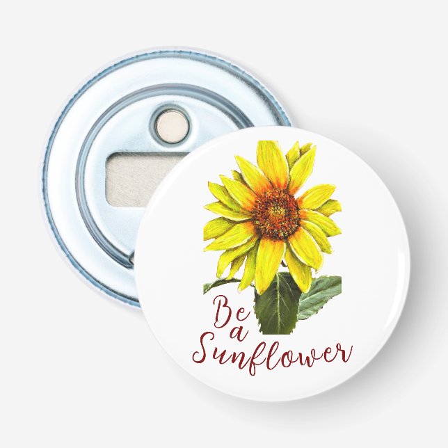 Abrebotellas Sunflower Bottle Opener (Anverso)