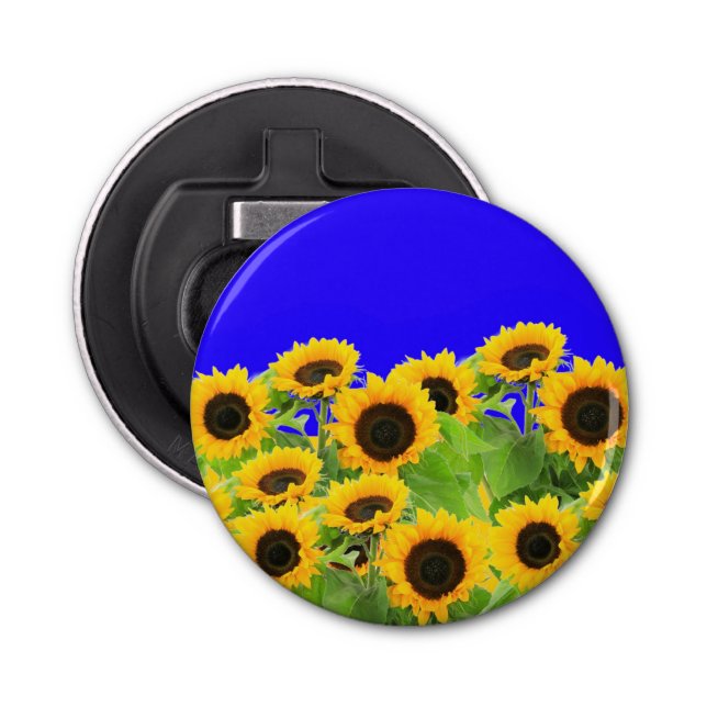 Abrebotellas Sunflower - Libertad Ucrania Paz Bandera ucraniana (Anverso)