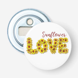 Abrebotellas Sunflower Love Bottle Opener