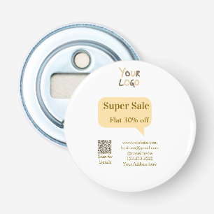 Abrebotellas super oferta negocio descuento escanea código QR d