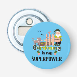 Abrebotellas Superpotencia de jardinería, jardinera de lujo