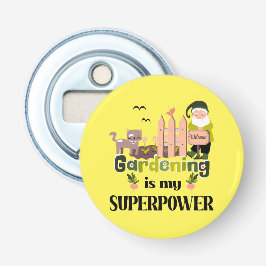 Abrebotellas Superpotencia de jardinería, jardinera de lujo