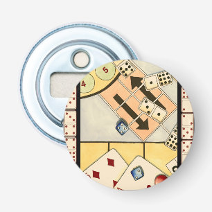 Abrebotellas Surtido embarullado de juegos de azar