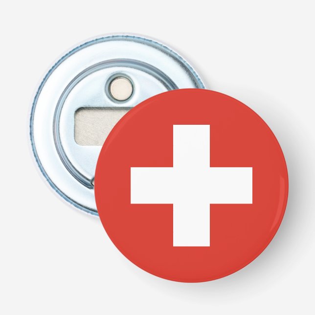 Abrebotellas Switzerland Flag (Anverso)
