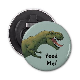 Abrebotellas T-Rex Dinosaur Tyrannosaurus Feed Me!