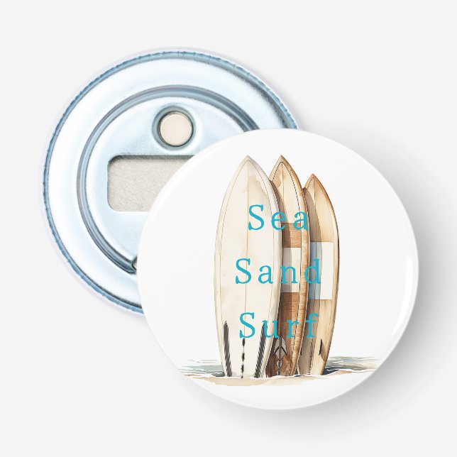 Abrebotellas Tablas de Surf de Playa Arena Surf (Anverso)