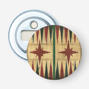 Abrebotellas Tablero antiguo del juego del backgammon de Ethan