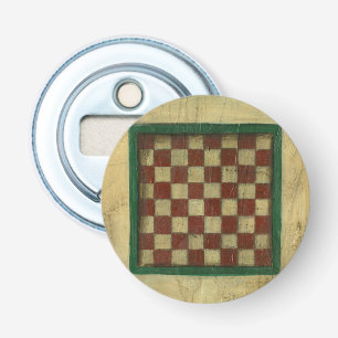 Abrebotellas Tablero de damas antiguo de Ethan Harper