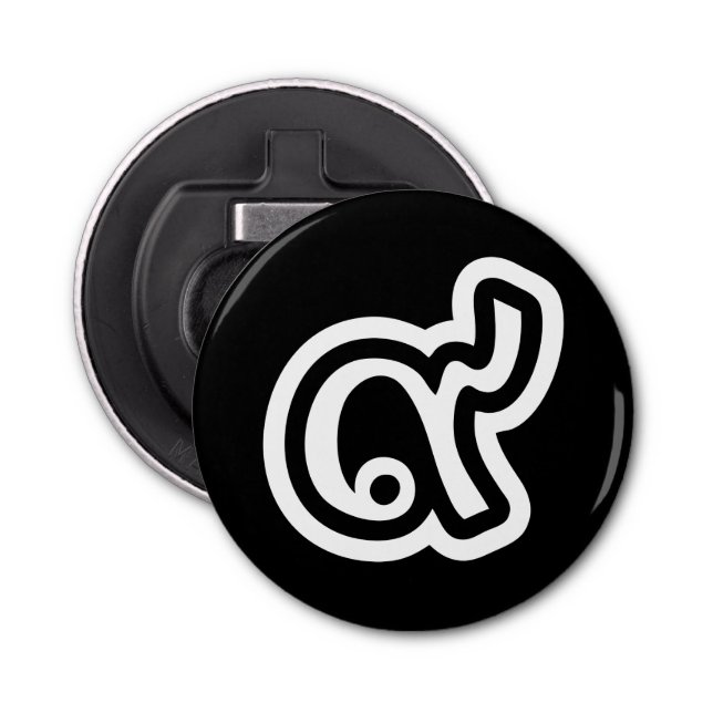 Abrebotellas Tailandia Lucky Número 9 / Nueve / ๙ (Gao/Kao) Tha (Anverso)