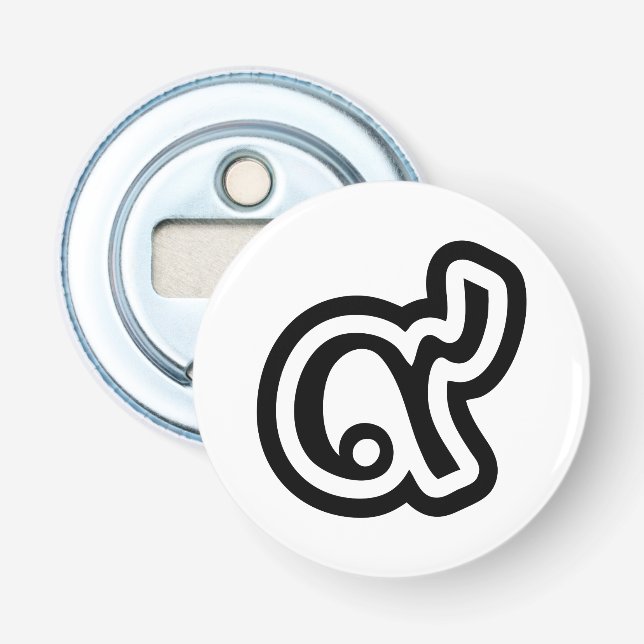 Abrebotellas Tailandia Lucky Número 9 / Nueve / ๙ (Gao/Kao) Tha (Anverso)