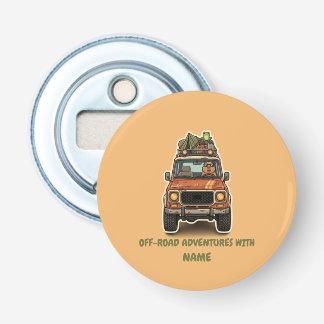 Abrebotellas Tapa de capybara todoterreno genial personalizada