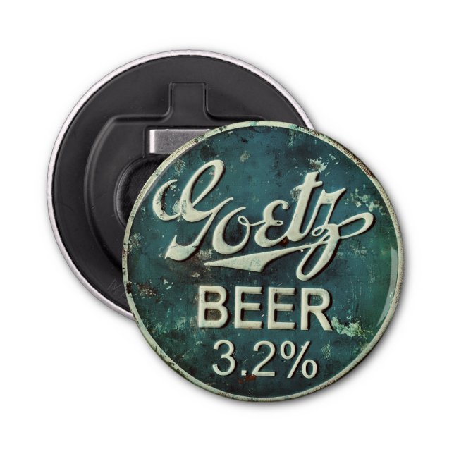 Abrebotellas Tapón de frasco de cerveza rústica (Anverso)