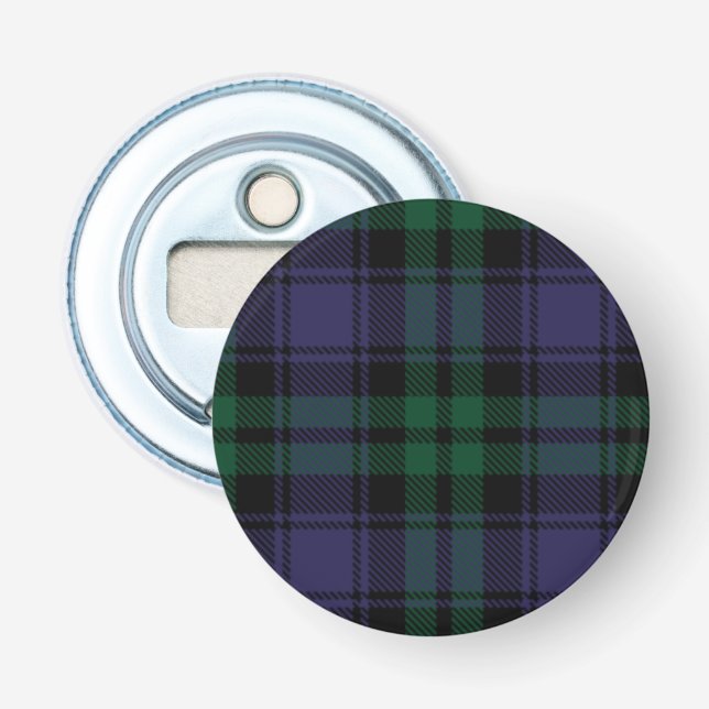 Abrebotellas Tartan Black Watch, Cuadros (Anverso)