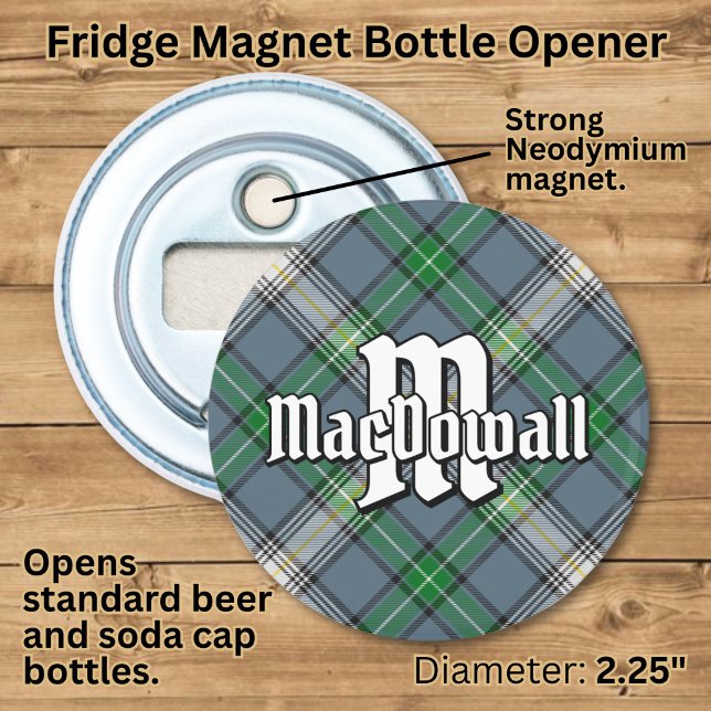 Abrebotellas Tartan del Clan MacDowall (Subido por el creador)