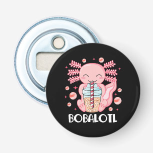 Abrebotellas Té de burbujas de ajolote divertido