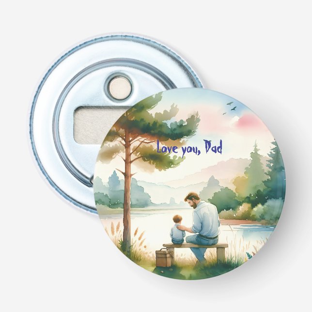 Abrebotellas Te quiero, papá (Anverso)