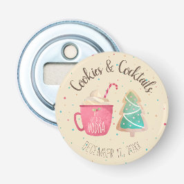 Abrebotellas Tema Fiesta de Navidades de cocina festiva y cócte