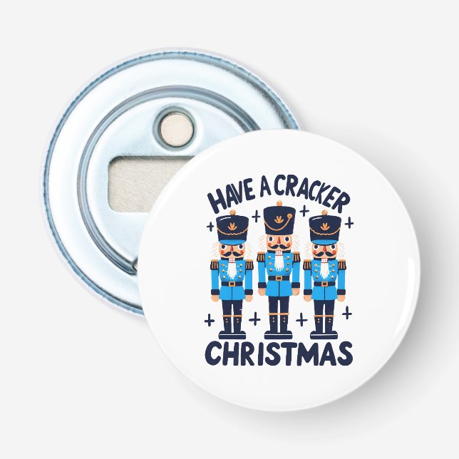 Abrebotellas Tenga una navidad cascanueces (Anverso)