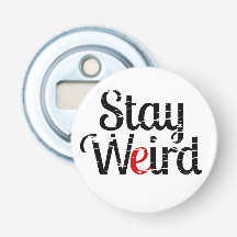 Texto de distracción de Stay Weird