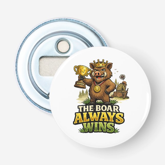 Abrebotellas The Boar Always Wins (Anverso)